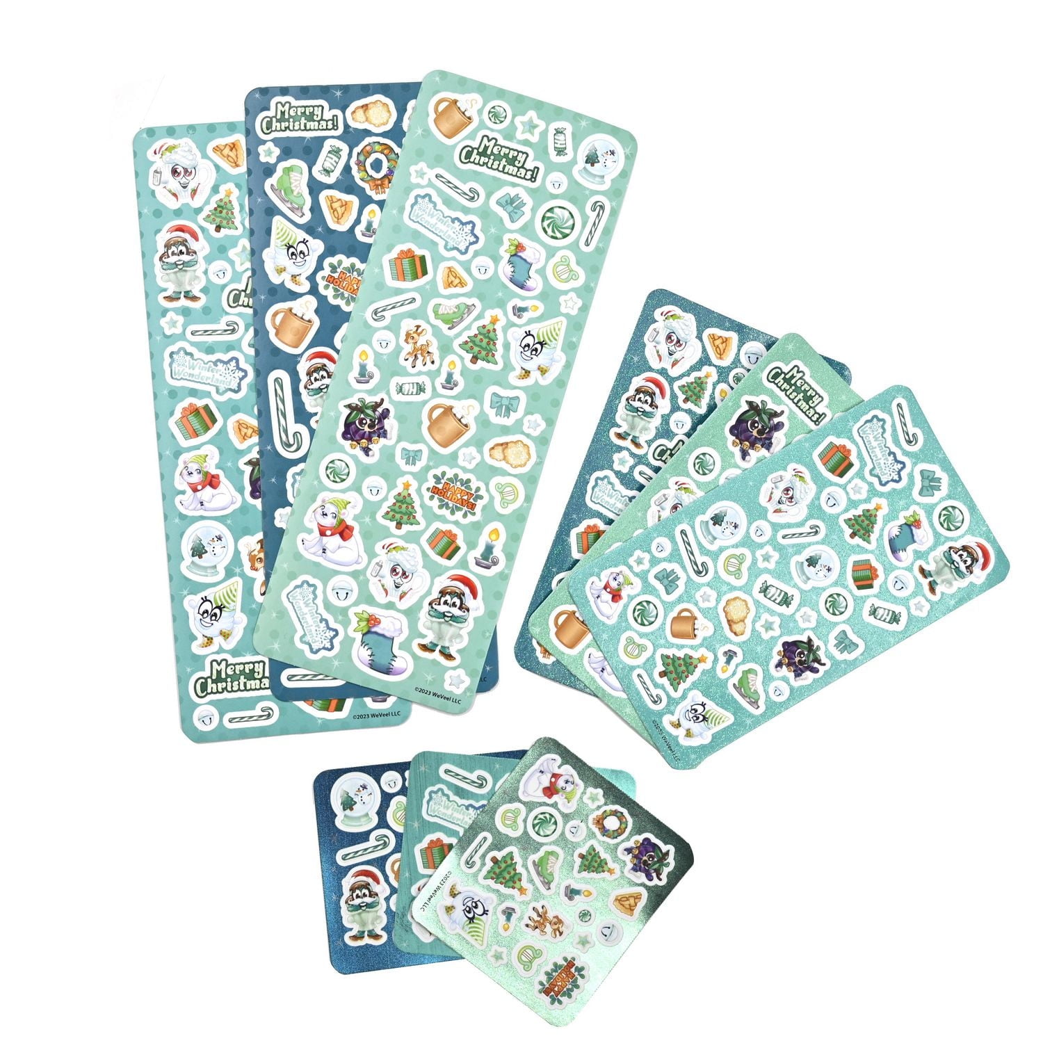 Scentos - Christmas Scented Stickers - Blue