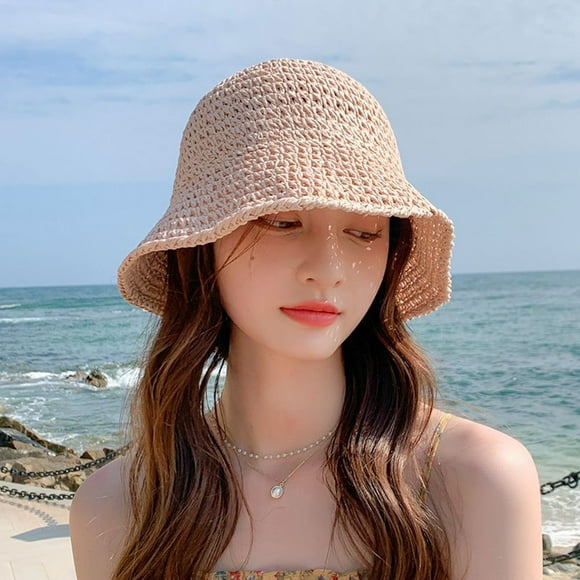 Bucket Hats Womens Criss Ponytail Hat Baseball Cap High Messy Bun Ponycap Hats Quick Drying Hat Bucket Hats