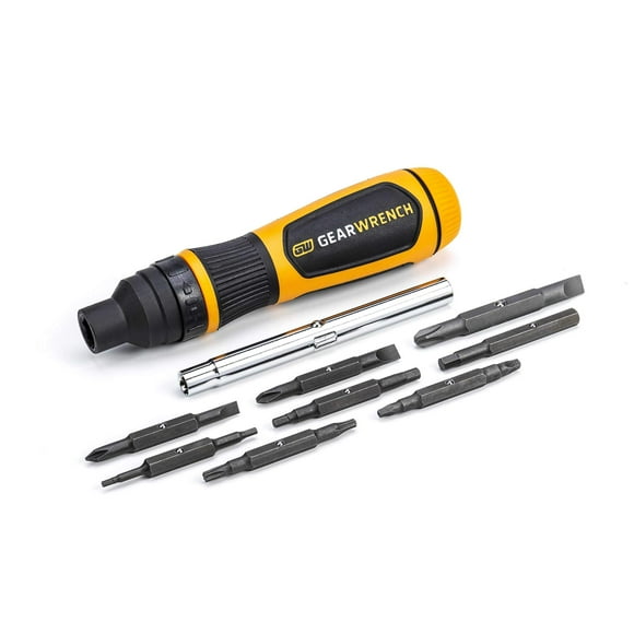 Destornillador GEARWRENCH 80191R 19 en 1 con trinquete multibit