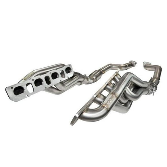Kooks Headers 3410H431 1.87 x 3 in. SS Longtube Headers with Green Catted Connection Pipes for 2012 Plus Jeep Grand Cherokee 6.4L