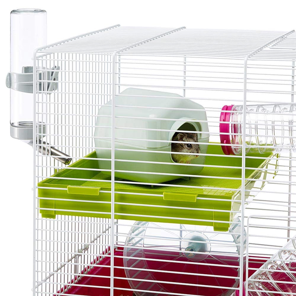 Laura Small Hamster Cage | Fun & Interactive Measures 18.11l X 11.61w 14.8h Includes All Accessories