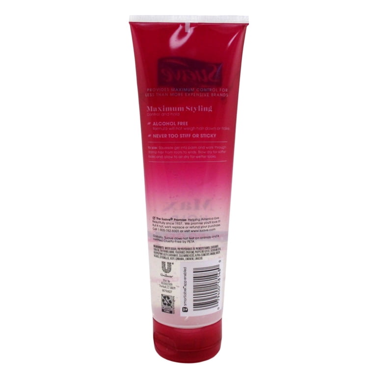 Suave, Styling Gel, Max Hold, Alcohol-Free, Pack of 2 8.9 oz