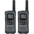 thumbnail image 2 of Radios Bidireccionales Motorola Talkabout T200 FRS/GMRS Pack de 2 Gris + Spray Desinfectante para Micrófono + 2 Paños de Microfibra Motorola, 2 of 7