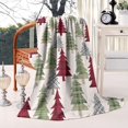 thumbnail image 2 of Multicolor Christmas Tree Pattern Blanket,Comfortable Soft Lamb Wool Throw Blanket,All Season,Warm Lightweight Blankets for Sofa Bed Couch Living Room Chair,40"x50", 2 of 4