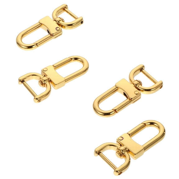 4 Pcs Bag Strap Buckle Metal Hook Hardware Women's Miss