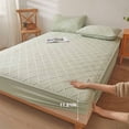 thumbnail image 6 of Oggfader Queen Mattress Mattress Cover Soft Quilted Mattress Cover For All Seasons Green, 6 of 7