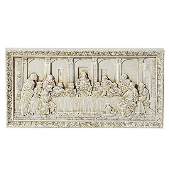Autom Adams Last Supper Plaque, 10"