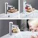 thumbnail image 2 of Grifo infrarrojo automático sin contacto, grifo de agua fría, batería, ahorro de agua, grifo sin contacto para baño, lavabo, fregadero (vertical - 20 cm), 2 of 5