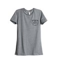 thumbnail image 1 of Just Peachy Women's Fashion Relaxed T-Shirt Tee Heather Grey X-Large, 1 of 5
