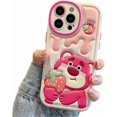 thumbnail image 1 of Compatible iPhone 14 Pro Max Phone Case,TPU Leather Phone Case Embossed Cartoon Soft Rubber Shockproof Case for iPhone 14 Pro Max Protective Case, 1 of 4