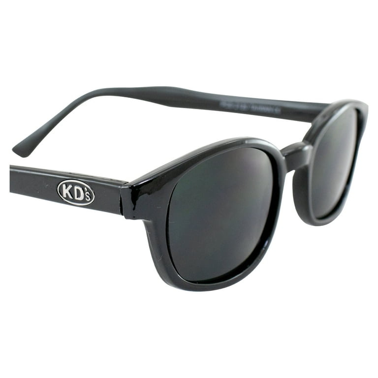 Pacific Coast Original KD's Biker Sunglasses (Black Frame