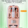 thumbnail image 3 of Transparent  Mouse, Rechargeable  Mouse with Silent Click, Seven Color Breathing Light, 800, 1200, 1600 DPI,3 Devices Connection,  8.1 10..., 3 of 7