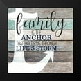 thumbnail image 2 of Kimberly, Allen 20x20 Black Modern Framed Museum Art Print Titled - Anchor Family, 2 of 5