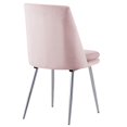 thumbnail image 2 of Best Master Sandler Pink Velvet Upholstered Side Chairs (Set of 2), 2 of 3