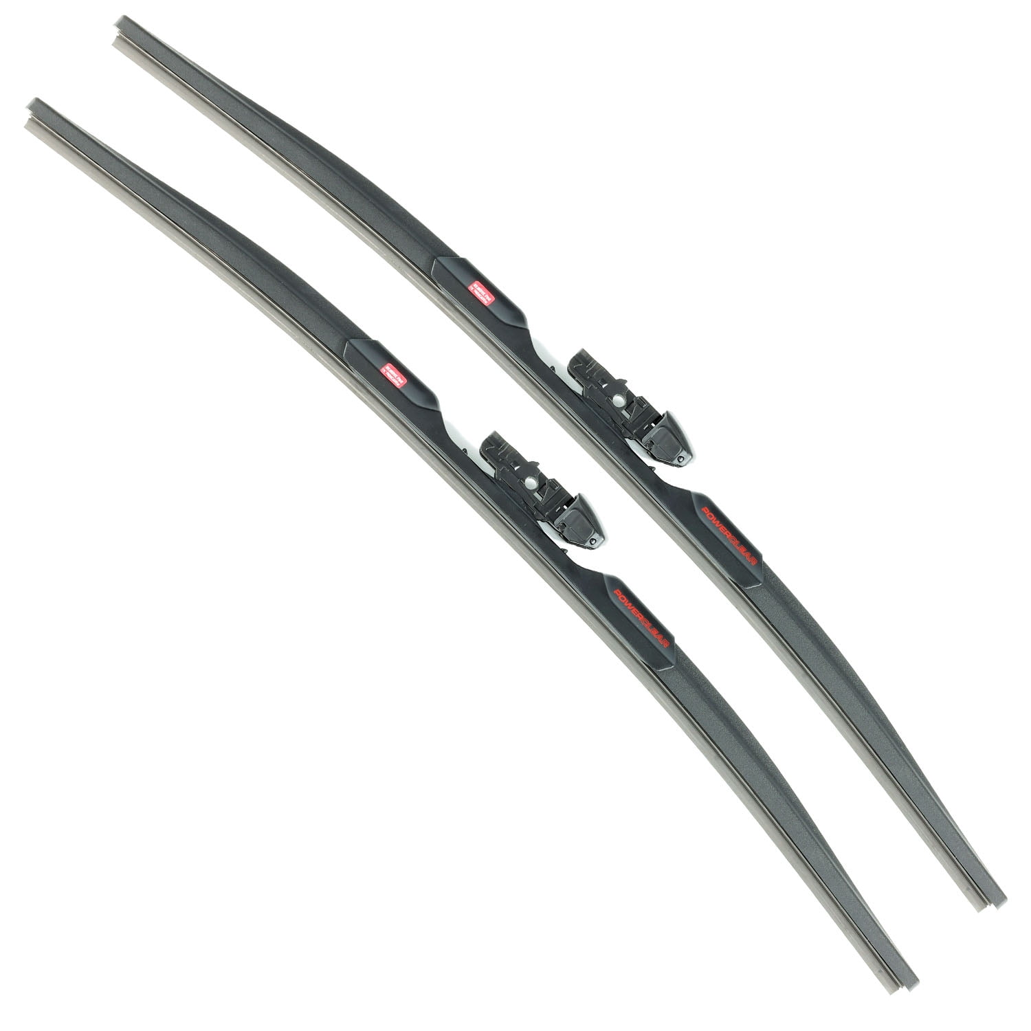 PowerClear by PowerStop – PCK-2020-2 - Front 20" + 20" Windshield Wiper Blade Set, Pinch Tab For Ford Escape, BMW 128i/135i [Model Specific]