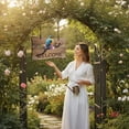 thumbnail image 6 of Unbranded Blue Colorful Bird On Cherry Blossom Branch Wall Sculptures, 6 of 8