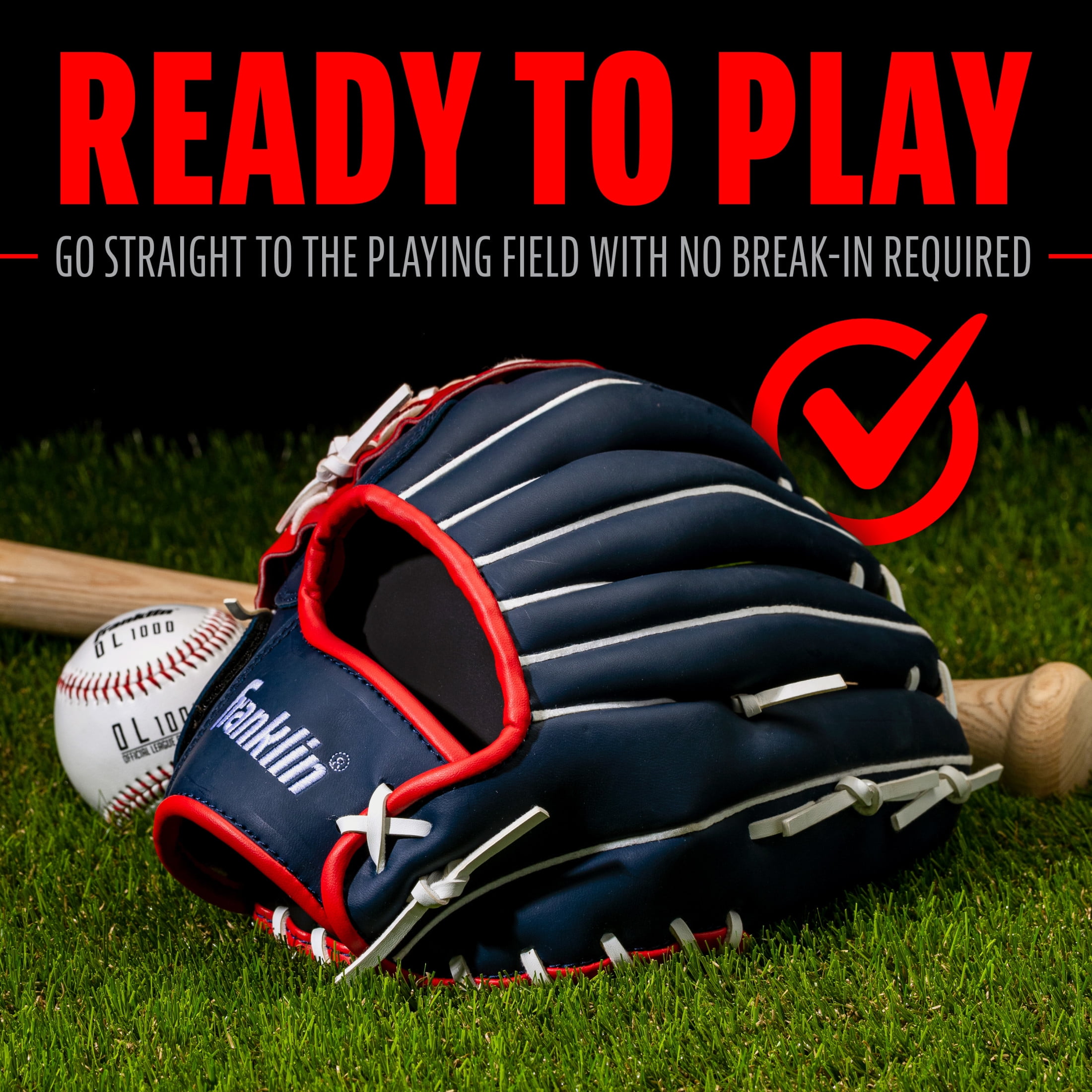 DOPPELGANGER - mao Franklin Sports Field Master Baseball + Softball Glove - 12