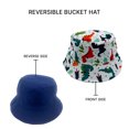 thumbnail image 3 of Empire Cove Kids Fun Prints Bucket Hat Fisherman Cap Girls Boys Summer Dino White, 3 of 4