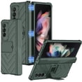 thumbnail image 6 of Case Compatible with Samsung Galaxy Z Fold 3 with Magnetic Hinge Kickstand Ultra Thin Hard PC Full Protective Case-Gray, 6 of 6