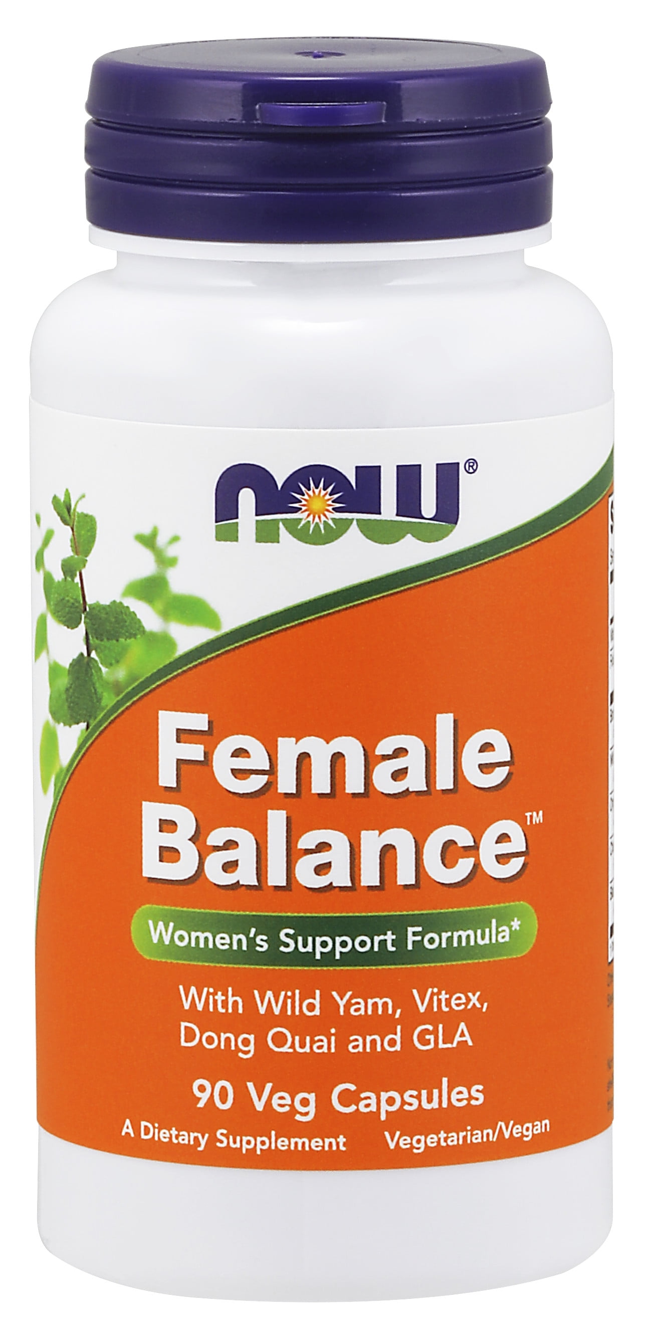 NOW Supplements, Female Balance™ with Wild Yam, Vitex, Dong Quai, GLA