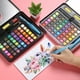 thumbnail image 1 of Juego de pigmentos de acuarela sólidos de 48 colores, portátil, caja de hierro rosa, bocetos de acuarela para niños, 1 of 4