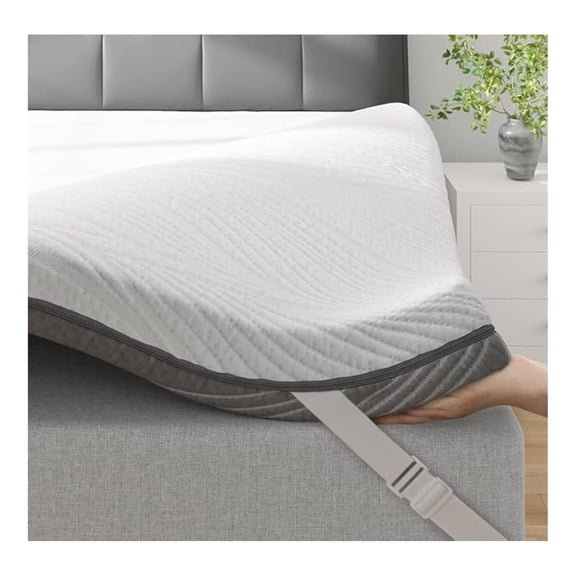 3 Inch Memory Foam Mattress Topper, Twin Mattress Topper for Back Pain and Washable Tencel Cover for Master Bedroom, Guest Room, Soft & Pressure Relief & Breathable, Certified