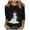 Black, variant on Lolmot 3/4 Length Sleeve Womens Tops Cute Funny Snowman Graphic Tops Blouses Casual Trendy Crewneck Xmas Shirts Holiday Tops