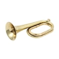 thumbnail image 2 of MERIGLARE Trompette Instrument de Musique Petit Clairon en Laiton pour Orchestre Débutant Enfants Or, 2 of 9
