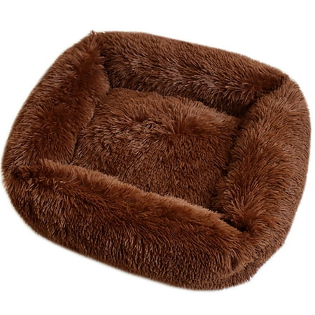 

YZLMD Cushion Plush Dog Bed Calming Dog Bed Soft And Cuddler Pet Cushion Self Warming Puppy Beds Machine Washable