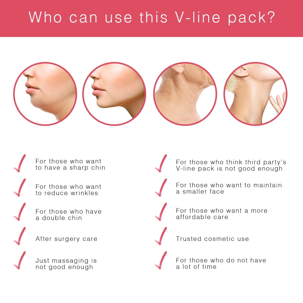 Face Lifting Double Chin Reducer Belt Neck Firming Cream and Five Toning Masks Set. Anacis