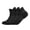 Black 3Pairs, variant on CNEJRHG Women Men Athletic Socks No Show Unisex Ankle Running Socks Low Cut Cushioned Sports Hiking Socks,Size 5-12 White&Grey&Black 3Pairs