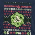 thumbnail image 2 of Dungeons And Dragons 20-Sided Dice Ugly Christmas Unisex Adult Crewneck Sweatshirt, 2 of 5