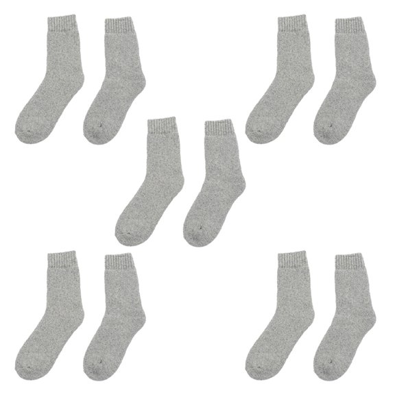 Wool Socks Super Thick Thermal Hiking Winter Warm Boot Heavy Soft Cozy Socks for Cold Weather,Beige,Beige,G45930