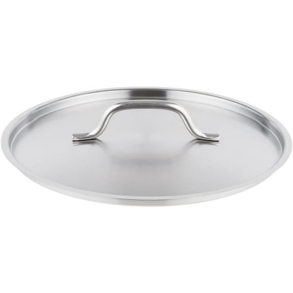 Soro Essentials- Stainless Steel Double Boiler Pot Lid 10-15/64" Diameter x 1-19/64" Height- Fits 12 qt. Double Boiler Pot Cover for Butter Chocolate Cheese Caramel Fondue Candy Dessert and Sauces