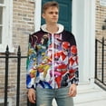 thumbnail image 3 of Power Rangers Zip Up Hoodies Unisex Realistic 3D Print Sweatshirt Long Sleeve Hooded Jacket Coat 5XL, 3 of 8
