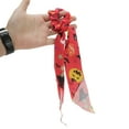 thumbnail image 2 of Unique Bargains 1 Pc Hair Elastics Fashion Halloween Ribbon Skull Hair Ties Black Red, 2 of 5