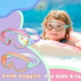 thumbnail image 2 of 2 Pack Kids Swim Goggles With Nose Clip and Goggles Box for 3-15 UV Protection Anti-Fog Pool Water Swimming Goggles For Boys Girls Youth Toddler, 2 of 7