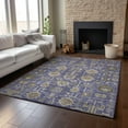 thumbnail image 6 of Addison Rugs Mayfield Washable Traditional Oriental Purple Rectangle Rug, 2'6" x 3'10", 6 of 6