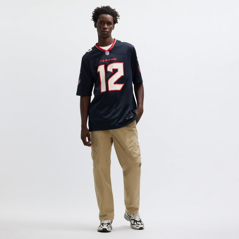 Men's Nike Nico Collins Navy Houston Texans Game Jersey