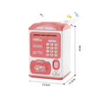 thumbnail image 3 of Seitruly Electronic Password Fingerprint Banking Piggy Savings Decoration Machine Gifts Box Automatic Cash Gift Birthday Videojuegos y accesorios Rosado, 3 of 6