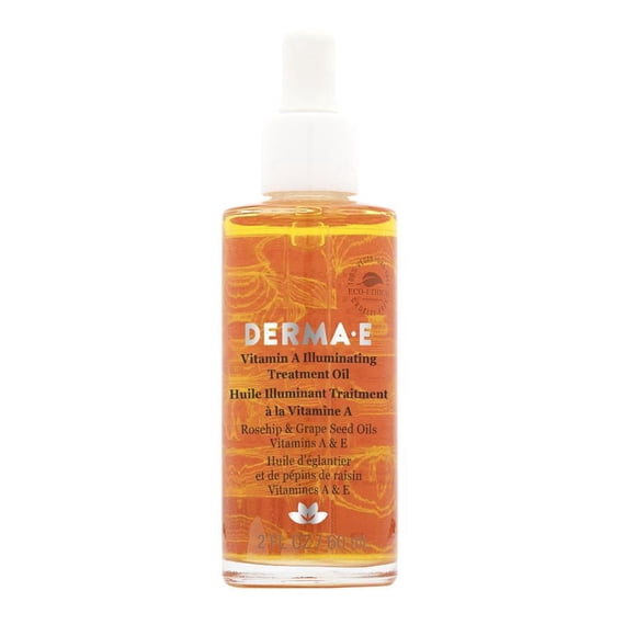 Derma E Vitamin A Retinol Facial Oil with Rosehip, Grape Seed, Vitamin E, Vegan Skin Care