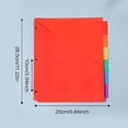 thumbnail image 4 of Binder Index Divider, Page Divider Tabs Colorful 3Ring Binder Dividers for School and Workplace, 4 of 5