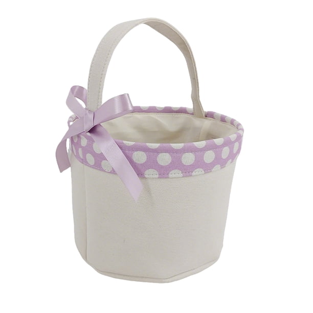 Bolsa de tela para cesta de Pascua – Bolsa de regalo de huevos de Pascua reutilizable y mona, cesta decorativa ligera para Navidad, 1 pack