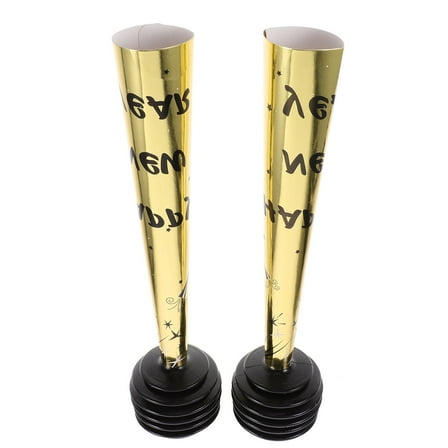 Masteelf  2 Pcs Cheer-leading Fans Horn New Year Party Years Eve Child