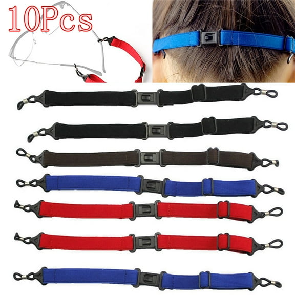Zhaomeidaxi 10Pcs Eyeglasses Holder Strap Eyewear Glasses Sunglasses Straps Retainers Lanyard Sports Swimming Anti-Slip Hooks