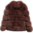 thumbnail image 4 of Lindreshi Winter Coats for Women 2023 Trendy Women Plus Size Winter Warm Loose Plush Jacket Coat, 4 of 4