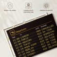 thumbnail image 6 of Elephant Stock Travel Departures Board Wall Art - Horizontal Canvas Wall Art - Living Room Wall Decor - Hobbies And Lifestyle Canvas - Brown And Yellow Decor - 12" x 8", 6 of 8