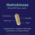 thumbnail image 6 of BESTVITE Nattokinase 100mg (2000 FU)(120 Vegetarian Capsules)- No Stearates-Vegan-Non GMO-Gluten Free, 6 of 7