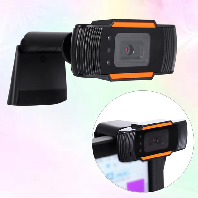 USB 2.0 PC Video Record HD Webcam Cámara Web con Mic, Alta definición con 12.0M píxeles y True Color Images para PC Computadora portátil logitech oculta Higoodz Accesorios Electrónicos