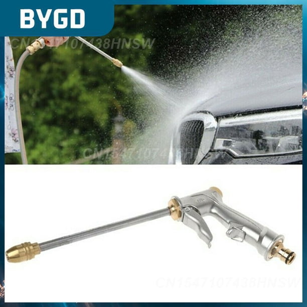Multifunctional Car Wash Gun Car Wash Nozzle Water Jet Gun High Pressure Universal Metal Brass Nozzle Water Spray Gun PortableElectroplatingChina He Qiyong unisex